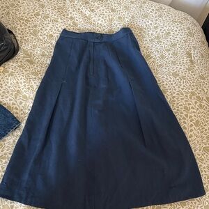 Vintage custom made Elegant Navy Blue Women's Skirt
